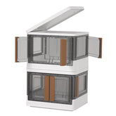 4 Doors Opening  Foldable Storage Bins
